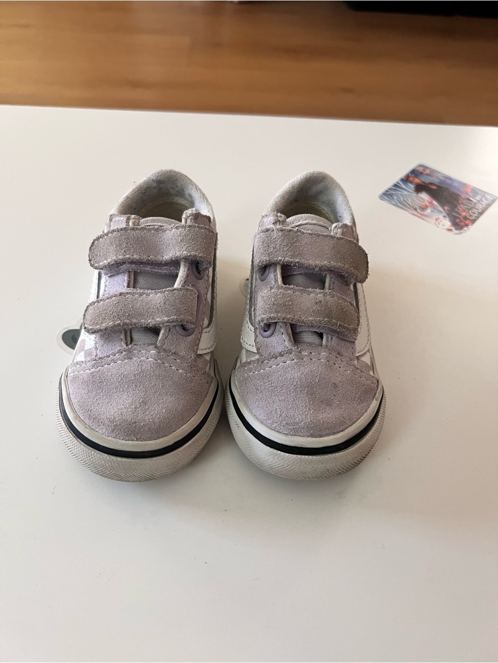 Vans Kids Suede Sneakers in Light Lavender